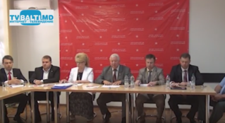 Пресс -конференция партии ПСРМ в Бельцах