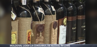 Moldova, lider la consumul de alcool în lume