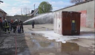 14 апреля в Бельцах прошли спасательные учения