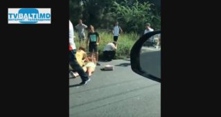 В Кишинёве автомобиль сбил переходившую дорогу по» зебре «женщину