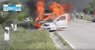 Инцидент на трассе Бельцы-Кишинёв.