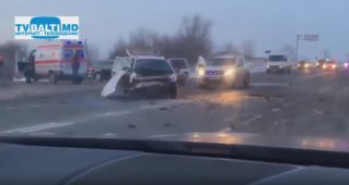 Авария на трассе Кишинёв-Хынчешты