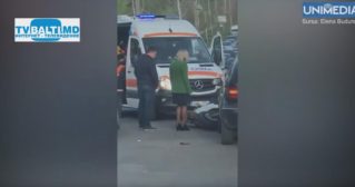 Accident violent cu implicarea unui motociclist