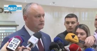 Додон: Никогда не прощу Плахотнюка вчерашние слезы моей супруги