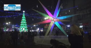 Открытие новогодней ёлки-2021 в Бельцах