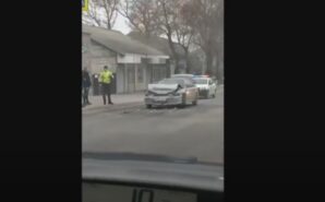 Авария на улице Дечебал в Бельцах…No comment…