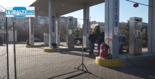 Скандал на автозаправочной станции в Бельцах