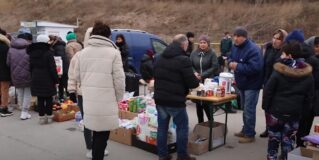 Пункт помощи беженцам Украины в Липканах
