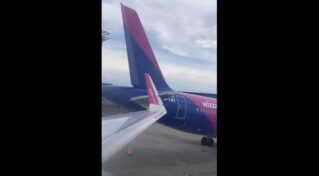В Румынии в аэропорту столкнулись два самолета авиакомпании Wizz Air