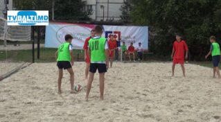 Впервые пляжный турнир по футболу в Бельцах