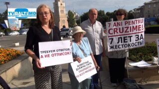Протест по защите бездомных животных в Бельцах